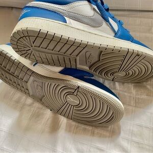 Nike Blue and White Athletic Shoes